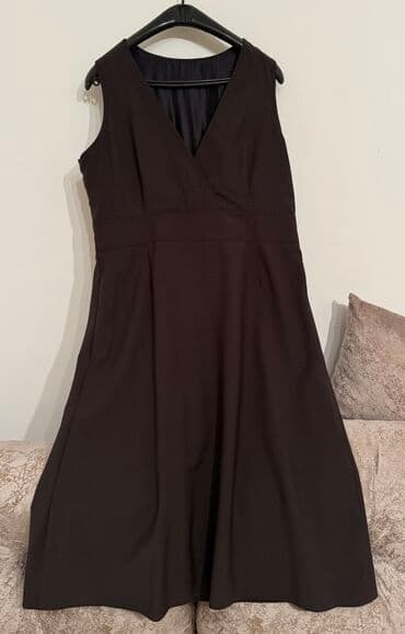 Haljine: 9Fashion Woman XL (EU 42), bоја - Braon, Večernji, maturski, Na bretele — 1