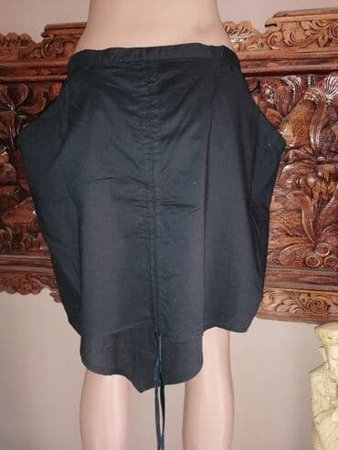 pantalone imitacija koze: M (EU 38), Mini, bоја - Crna — 3