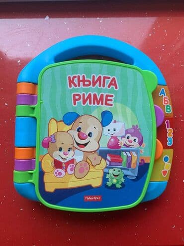 fisher price igračke: FISHER PRICE igračka za bebe Knjiga Rime Fisher Price - књига — 1