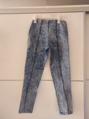 lidl pantalone: Teksas pantalone kao helanke. Veličina L, ali su manje. Poluobim — 3