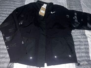 stalak za ruke manikir: Jakna za prelazni period, S (EU 48), Nike, bоја - Crna — 7