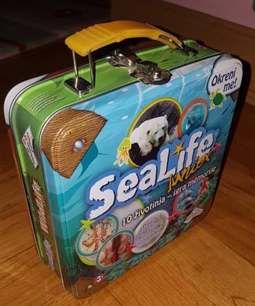 lidl kofer za decu: Igra memorije - zivotinje.  Sealife junior - morske i  Wildlife - — 1
