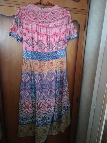 desigual haljine nova kolekcija: Desigual L (EU 40), bоја - Šareno, Kratkih rukava — 8