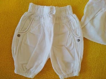 elegantne pantalone sa visokim strukom: Komplet: Majica, Pantalone, 62-68 — 3
