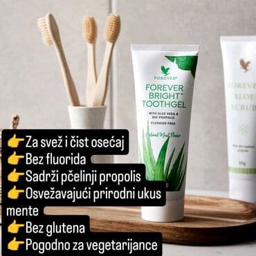 nega lica: Forever Bright Toothgel je pasta za zube sa aloe verom i pčelinjim — 1