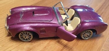 laptop igracka za decu: BURAGO COBRA 427 oldtajmer kabriolet automobilcic igračka. Razmera je — 2