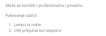 sve za nokte prodaja: Lampa za nokte . Novo — 5