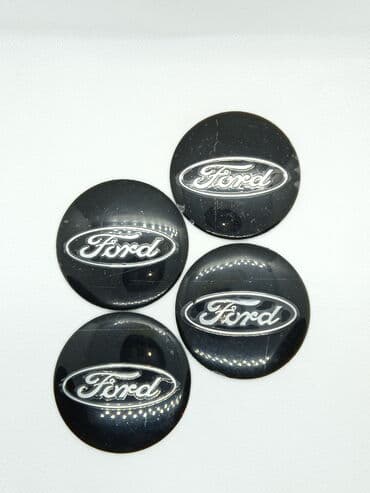 tuning nalepnice za auto: FORD-plastificirane nalepnice za felne-set od 4 komada CRNE FORD - — 2