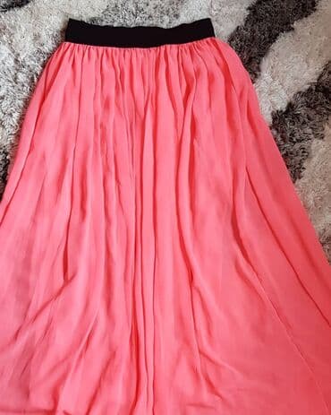 suknja sorc stradivarius: One size, Maksi, bоја - Roze — 1