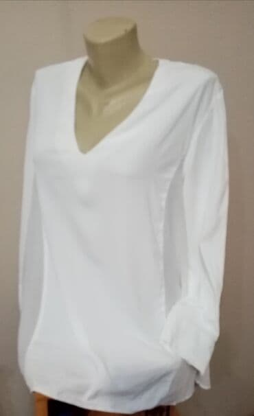 zenske svecane bluzice: Zara, XS (EU 34), Jednobojni, bоја - Bela — 2