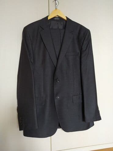 Odela: Muško odelo, crno, veličina 50 (L/XL), 180/185 cm, 80-90 kg