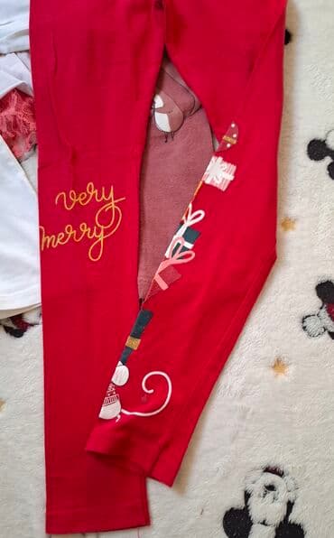 paket odece m: Paket: Helanke, Majice, Pantalone, Za devojčice, uzrast: 7-8 godina — 19