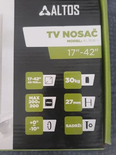 drzac za ruter na tv: Nosač za tv, nov, dimenzije su slikane — 4