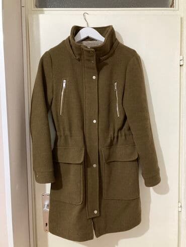 kaput s: PULL&BEAR, M (EU 38), Jednobojni, Sa postavom — 3
