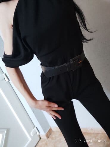 zara model pantalona: Zara, S (EU 36), Jednobojni, bоја - Crna — 8