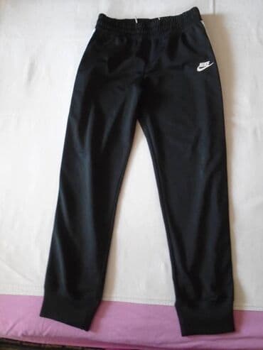 elegantne pantalone sa visokim strukom: 146-152, bоја - Crna — 1