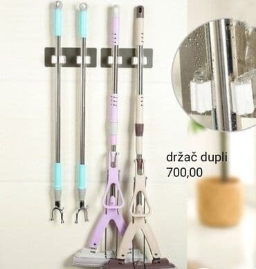 Držači za metle i slično Jedan je 350 dinara tj singl Dupli je 700 — 1