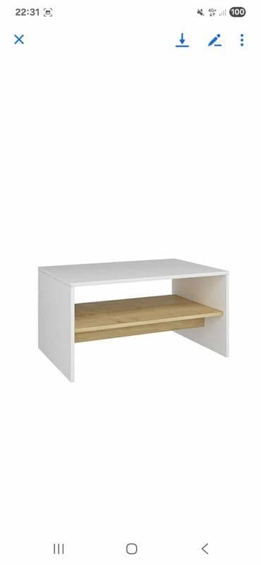 polovan namestaj iz inostranstva u palanci: Apollon - White, Sapphire Oak White Sapphire Oak Coffee Table 100% — 13