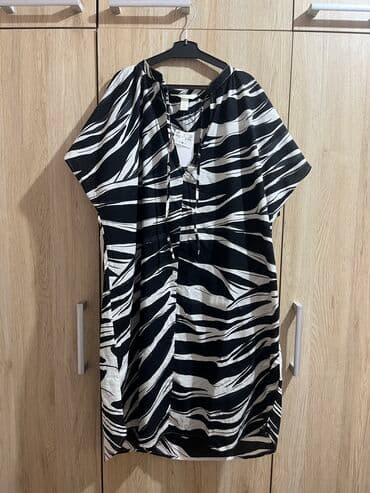 Haljine: H&M M (EU 38), bоја - Šareno, Kratkih rukava — 1