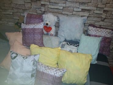 Pillows: Throw pillow, color - Multicolored — 7
