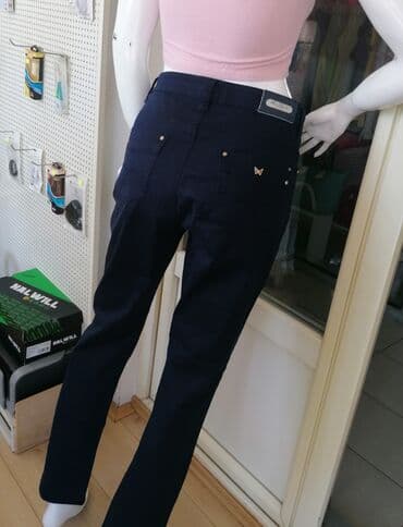 Pantalone: L (EU 40), Visok struk, Ravne nogavice — 6