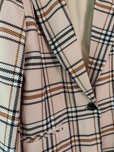 kompleti pantalone i sako: One size, Poliester, Karirani — 2