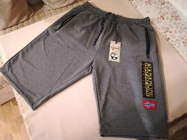 pamučni šorcevi: Bermude, 3XL (EU 58), 4XL (EU 60), 5XL (EU 62), bоја - Siva, Pamuk — 2