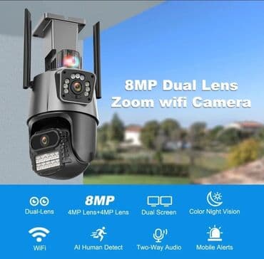 xiaomi polovni telefoni: Ip kamera PTZ kamera sa 2 sociva i sirenom 4k 8x zoom Kamera za — 5