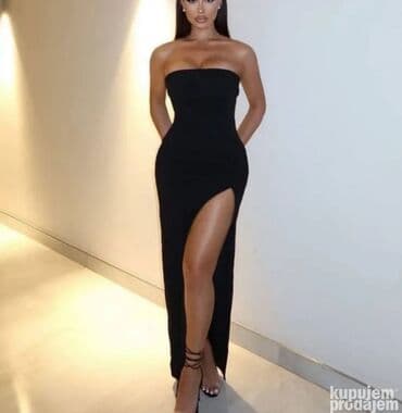 midi haljine h m: 2XL (EU 44), bоја - Crna, Koktel, klub, Na bretele — 21