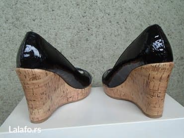 kickers cipele: Sandale na platformu od plute, visina stikle 9,5 cm, broj 37 — 4