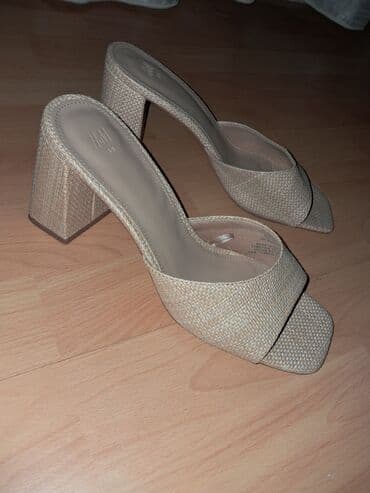 helanke sa krznom: Modne papuče, H&M, 39 — 2