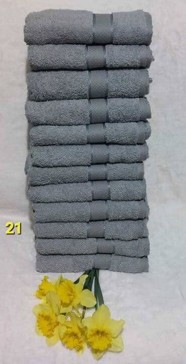 Towels: Peškiri Dimenzije-50*90 Paket 12 komada-3.400 din Materijal-pamuk — 3