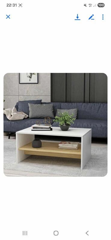 polovan namestaj iz inostranstva u palanci: Apollon - White, Sapphire Oak White Sapphire Oak Coffee Table 100% — 12