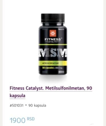 Suplementi: 🦴 MSM kapsule za zglobove, mišiće i ligamente! MSM kapsule su — 1