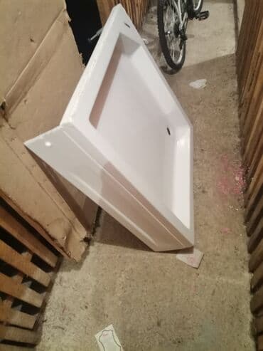 silikonska traka okvir za tus kabinu: Tuš kada 90x90 cm korišćena i u dobrom je stanju, bez oštećenja i — 2