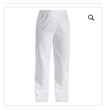 prsluk i pantalone komplet: Radne pantalone, XL (EU 54), bоја - Bela — 1