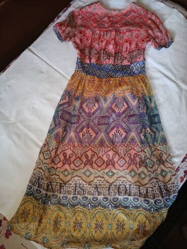 desigual haljine nova kolekcija: Desigual L (EU 40), bоја - Šareno, Kratkih rukava — 5
