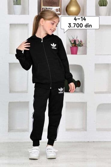 zenska odela sako i pantalone: Adidas, 104-110, Za devojčice — 2