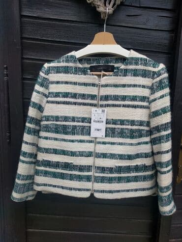zara bluze i tunike: Zara, L (EU 40), Pamuk, Prugasti — 1