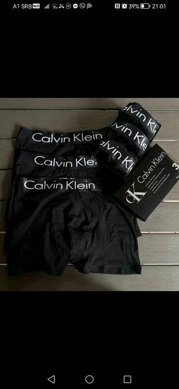 Čarape i donji veš: Gaće, One size, Calvin Klein, bоја - Crna, Pamuk