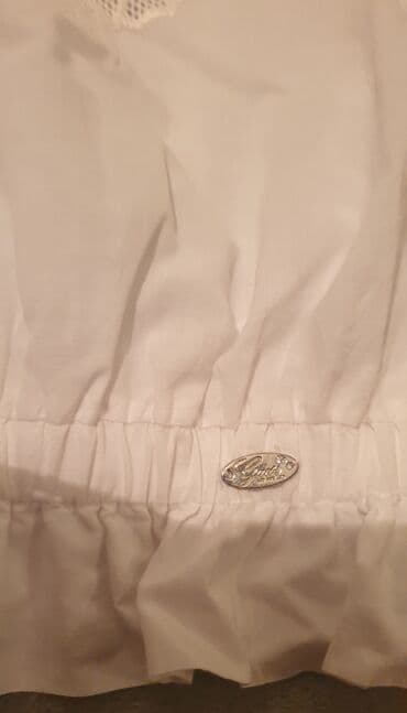 providne bluze od tila: Guess, S (EU 36), bоја - Bela — 4