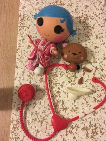 vrece za spavanje za decu: Lalaoopsy mali pacijentlutka sa medom koji se rastavlja u delove — 3