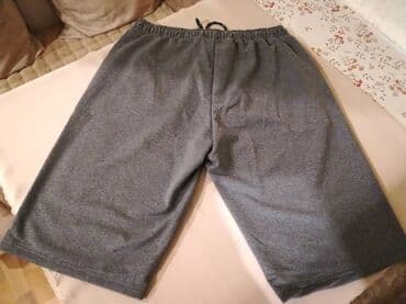 pamučni šorcevi: Bermude, 3XL (EU 58), 4XL (EU 60), 5XL (EU 62), bоја - Siva, Pamuk — 5
