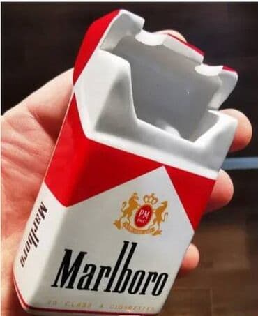 kutija za naocare i satove: MALBORO piksla - keramicka Prelepa piksla u obliku MALBORO paklice — 1