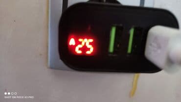 mini klime za sobu cena: Adapter za USB sa LCD ekranom boja bela i crna — 6