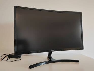 Monitori: Acer Zakrivljen Monitor Nitro 144Hz Acer zakrivljen monitor ED242QR — 4