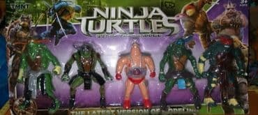 uradi sam igracke od kartona: Nindza kornjace i krang novo set od 5 figura akcija cene nisu fiksne — 8