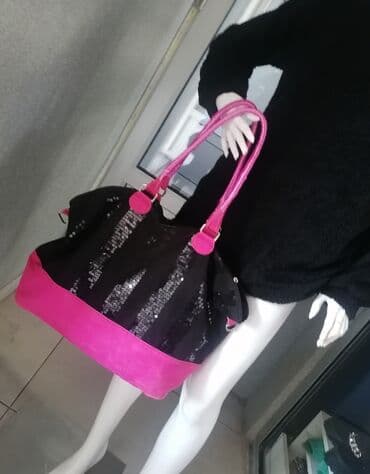 desigual torba crna: Torba za rame, Materijal: Platno — 5
