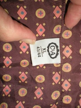 bluza s: C&A, XL (EU 42), Svila, bоја - Braon — 3