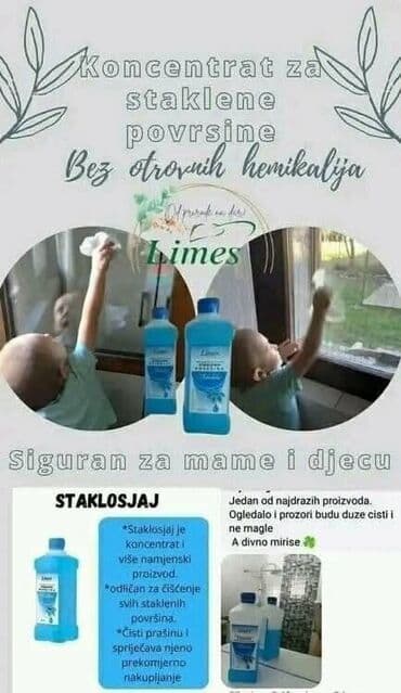 bugarski zacin za rostilj: Limes Staklosjaj je koncentrat za čišćenje staklenih i drvenih — 2